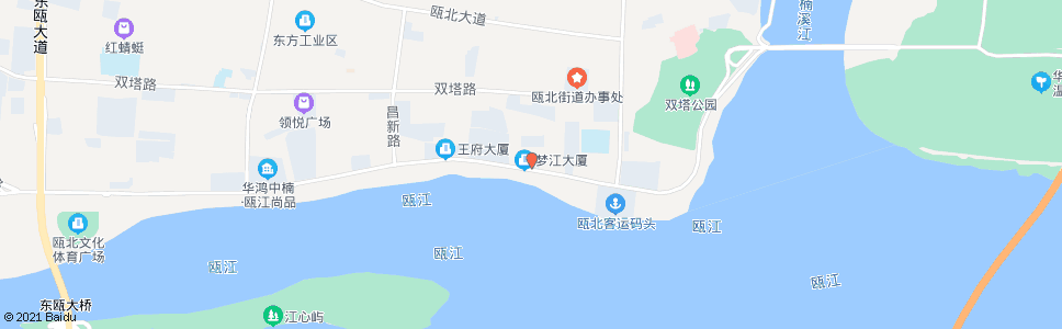 温州梦江大酒店_公交站地图_温州公交_妙搜公交查询2024