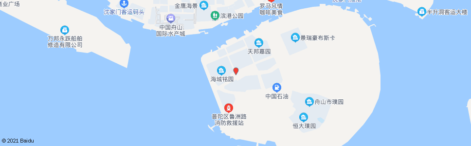 舟山鲁洲路_公交站地图_舟山公交_妙搜公交查询2024