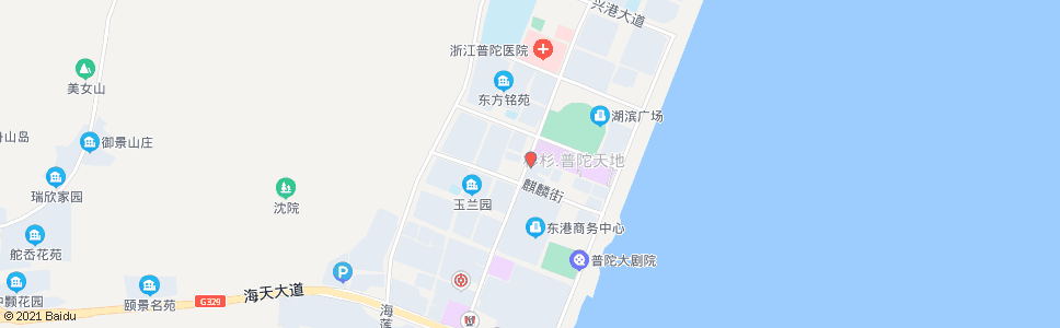 舟山圣地亚大酒店_公交站地图_舟山公交_妙搜公交查询2024